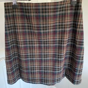 Brandy Melville multicolored plaid skirt